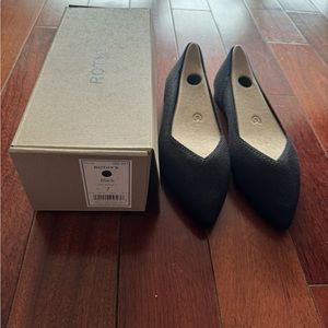 brand new rothy’s! the point ll, black and a couple of sizes